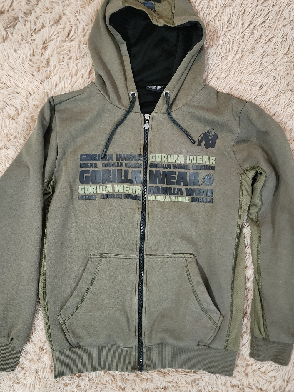 Gorilla Wear Bowie Mesh Zipped Hoodie